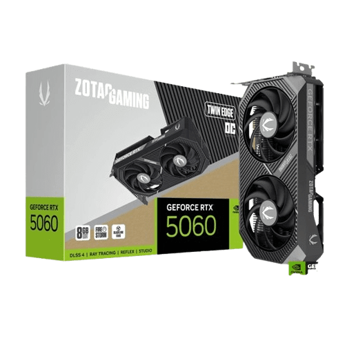 ZOTAC GAMING GeForce RTX 5060 Twin Edge OC 8GB GRAPHIC CARD (5 YEARS WARRANTY)