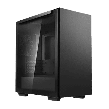 DeepCool MACUBE 110 black Temperd glass mid-tower Micro Atx Gaming Casing