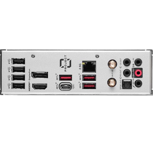MSI B760M PROJECT ZERO (WIFI) DDR5 Motherboard (3 YEARS WARRANTY) Detail View