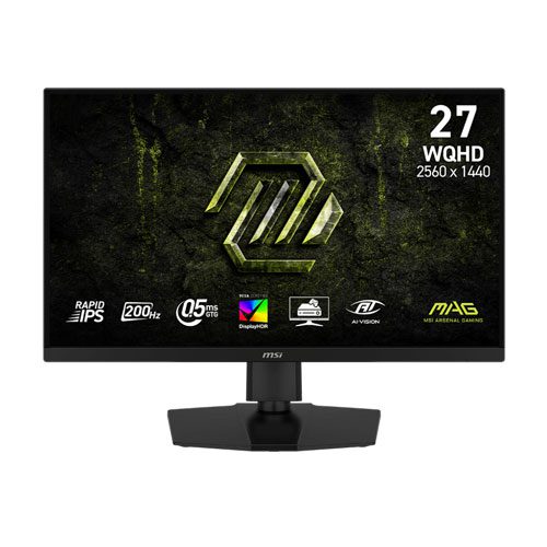 MSI MAG 274QPF E20 27" Inch WQHD (2560 X 1440) 200HZ IPS AMD FreeSyn Premium Gaming Monitor (3 YEARS WARRANTY)
