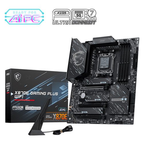 MSI X870E Gaming Plus (Wi-Fi) DDR5 Motherboard (3 YEARS WARRANTY)