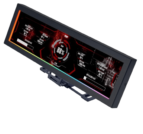 Lian Li 8.8" Universal Screen for PC - Adjustable Mounting for Any Computer Setup (1 YEAR WARRANTY)