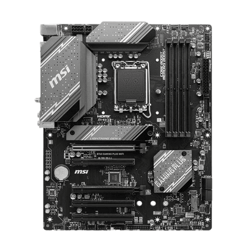 MSI B760 GAMING PLUS (WI-FI) DDR5 MOTHERBOARD ( WITHOUT BOX ) (USED ITEM)