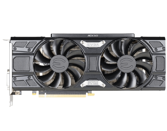 EVGA GTX 1060 6GB FTW GAMING ACX 3.0 6GB GDDR5 GRAPHIC CARD (USED ITEM)