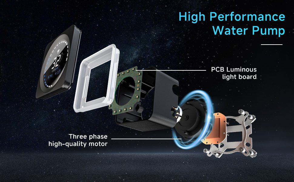 Jungle Leopard Astroshel V2G 240 LIQUID COOLER - WHITE (3 YEARS WARRANTY) - Image 5