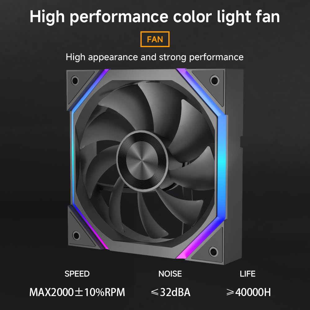 Jungle Leopard Astroshel V2G 360 LIQUID COOLER - BLACK (3 YEARS WARRANTY) Detail View