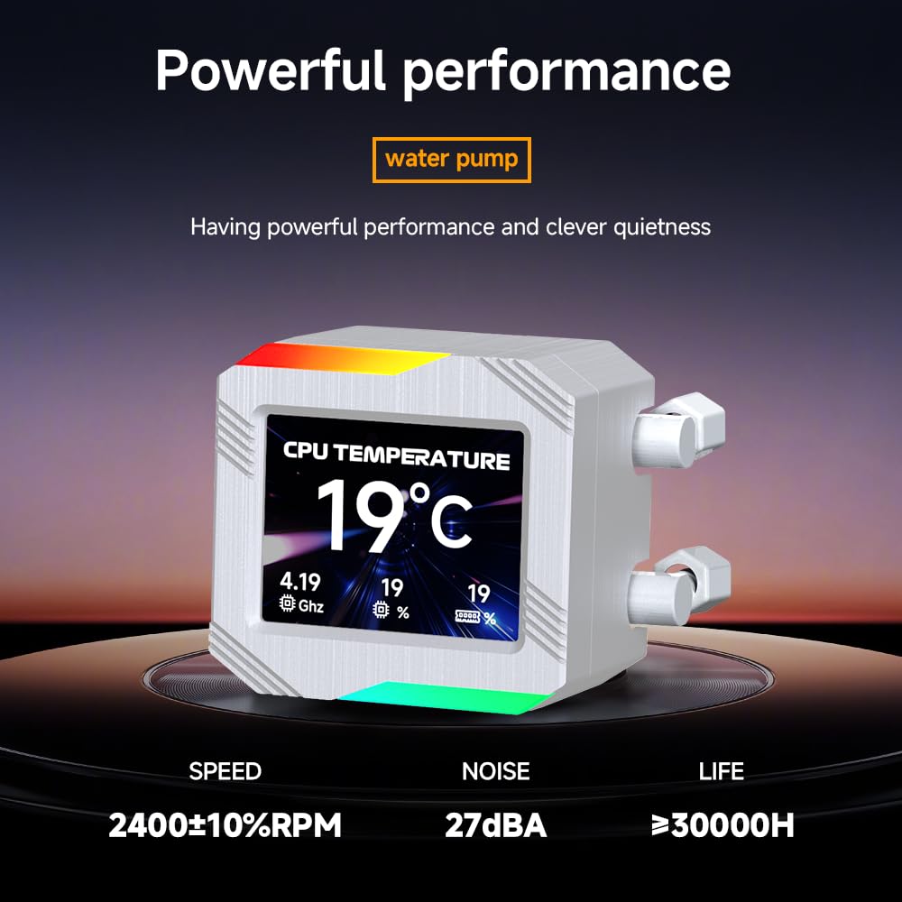 Jungle Leopard Astroshel V2G 360 LIQUID COOLER - WHITE (3 YEARS WARRANTY) - Image 4