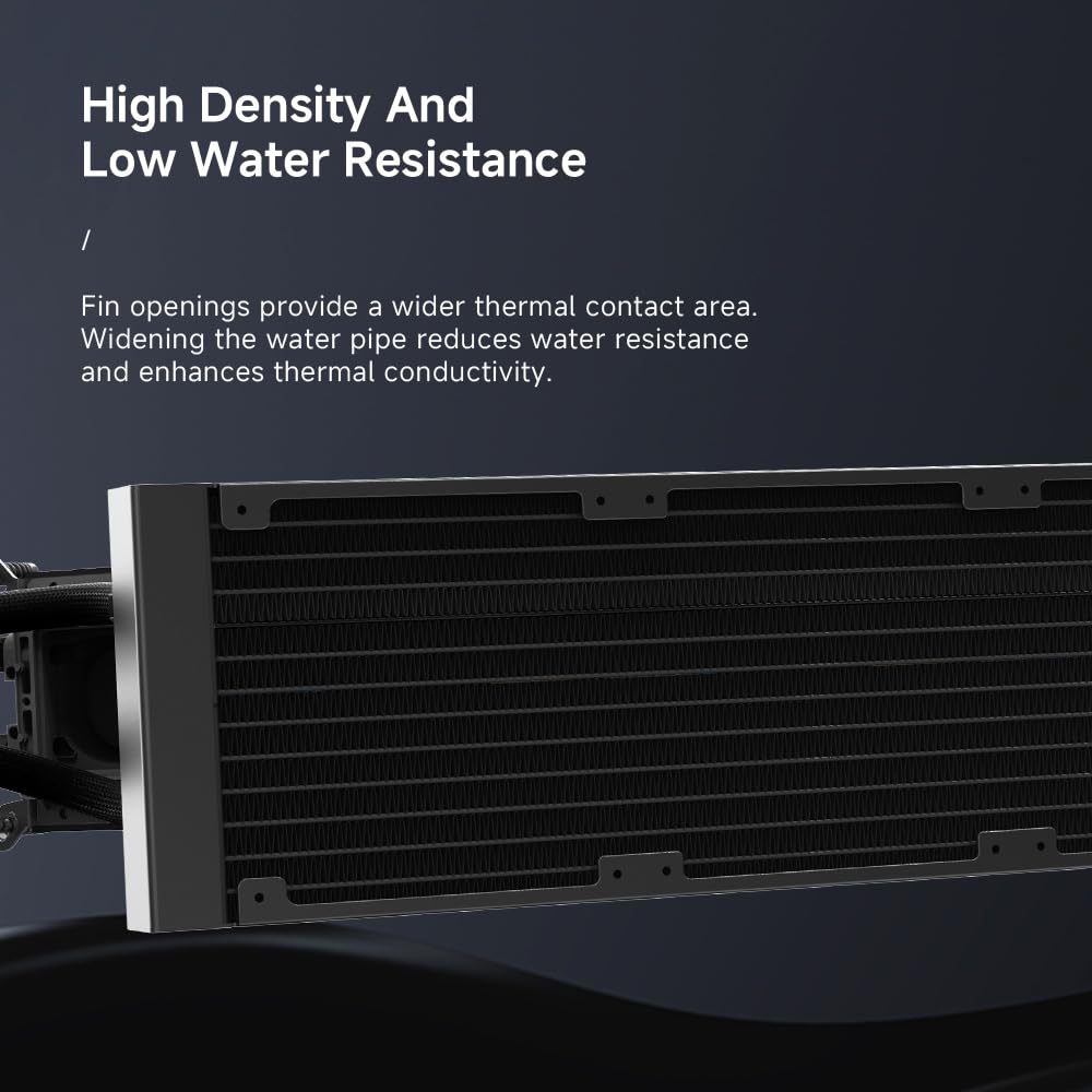 Jungle Leopard Astroshel V2G 360 LIQUID COOLER - BLACK (3 YEARS WARRANTY) Detail View