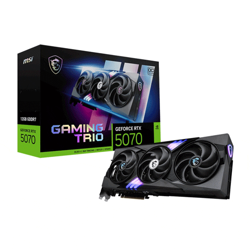 MSI Geforce RTX 5070 Gaming Trio OC 12GB GDDR7X Graphics Card OPEN BOX (3 YEAR WARRANTY)