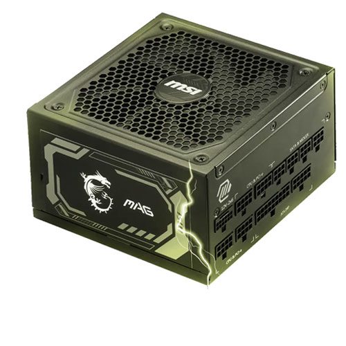 MSI MAG A1000GL PCIE5 1000 WATT 80 Plus Gold Certified Fully Modular Power Supply (10 YEARS WARRANTY)