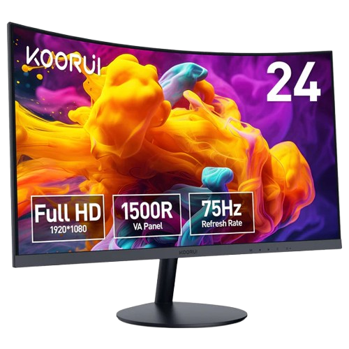 KOORUI 24N5CA 24-inch VA FHD 100Hz Curved Gaming Monitor (3 YEARS WARRANTY)