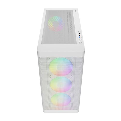Gamdias Athena M3 ARGB Mid-Tower Gaming WH Case Detail View