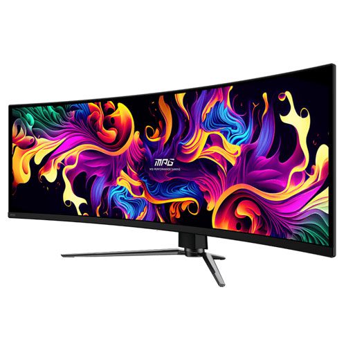 MSI MPG 491CQPX 49 Inch QD-OLED DQHD (5120 X 1440) 240Hz 0.03ms G-Sync Compatible Compatible Frameless Gaming Monitor ( 3 YEARS WARRANTY ) Detail View