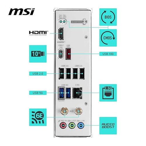 MSI B840M Gaming Plus (WIFI6E) DDR5 Motherboard (3 YEARS WARRANTY) - Image 3