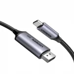 UGREEN 1 Meter 16K Type-C to DisplayPort Nylon Braided Cable – CM707 – 25863 – (1 Year Warranty)