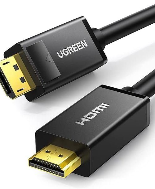 UGREEN 1.5 Meter DP Male to HDMI Male 4K 30Hz Cable – DP101 – 10239 – (1 Year Warranty)