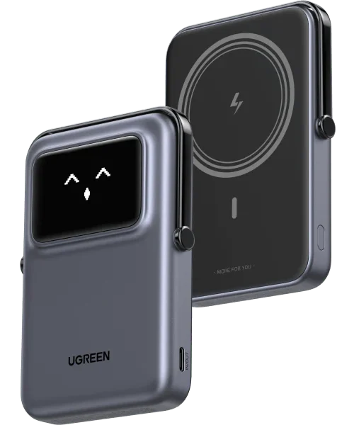 UGREEN 10000mah 20W Uno Series Magnetic Wireless Power Bank With Stand – PB572 – 45327 – (1 Year Warranty)