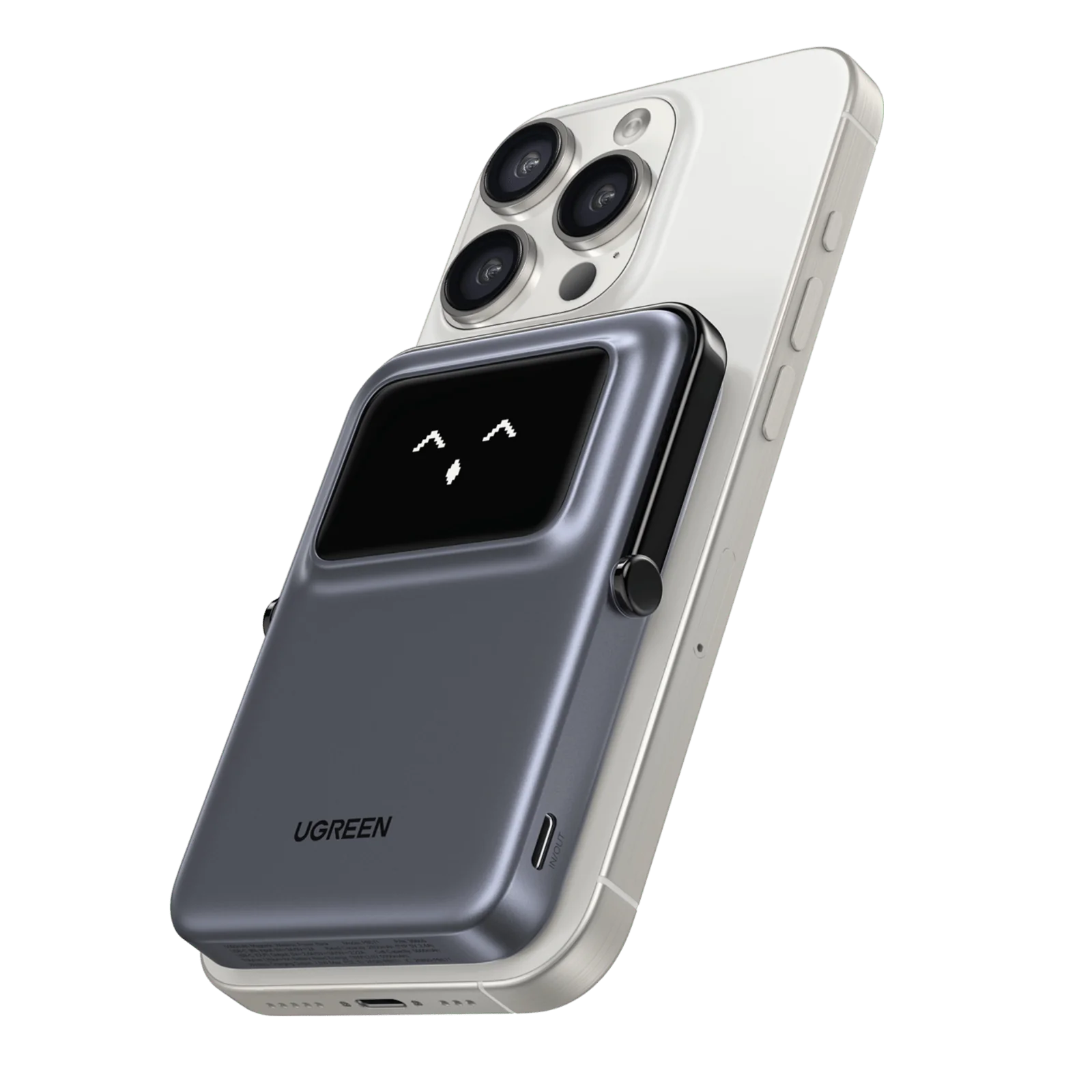 UGREEN 10000mah 20W Uno Series Magnetic Wireless Power Bank With Stand – PB572 – 45327 – (1 Year Warranty) Detail View
