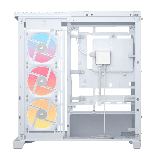 Corsair FRAME 4500X RS-R ARGB Mid-Tower Case - White Detail View