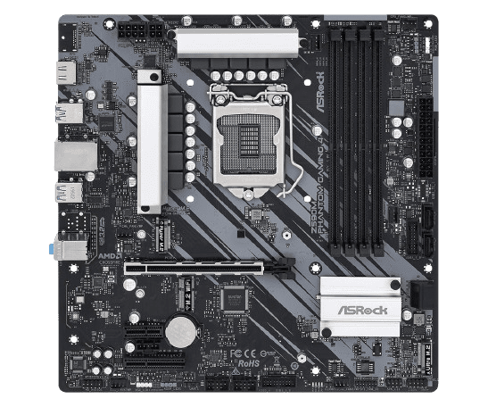 used asrock Z590M Phantom Gaming 4 motherboard