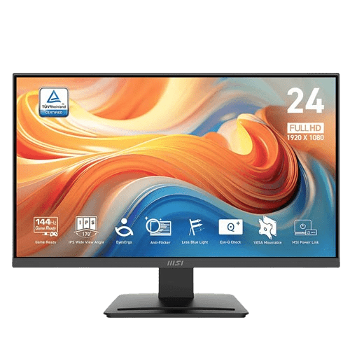 MSI Pro MP243L E14 24.5" Inch 144Hz 1ms FHD IPS Productivity Monitor (3 YEARS WARRANTY)