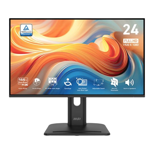 MSI Pro MP245PG E14 23.8" Inch 144Hz 1ms FHD Ultra Slim Frameless Monitor With Adjustatble Stand (3 YEARS WARRANTY)