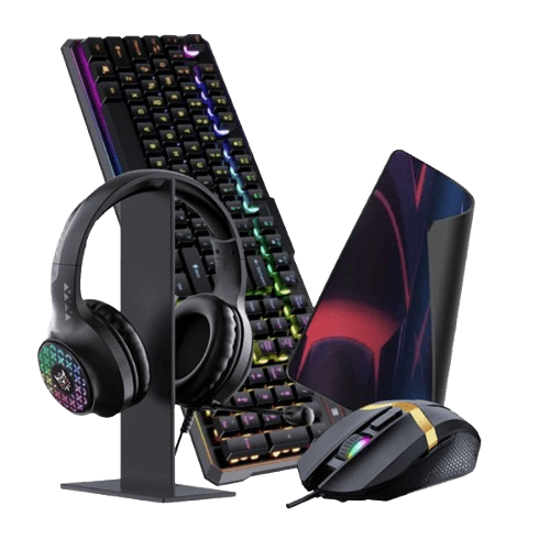 ONIKUMA TZ5008 Gaming Kit – RGB Backlit Keyboard, Lightweight Mouse, Pro Headset & Stand (1 YEAR WARRANTY)