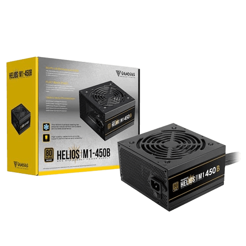 GAMDIAS HELIOS M1-550B 550W 80 Plus Bronze Certified Power Supply (3 YEARS WARRANTY)