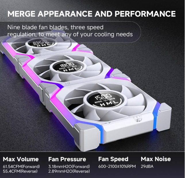 Jungle Leopard GALAXY V2 DGT FORWARD 3 in 1 FAN WHITE KIT (6 MONTHS WARRANTY) Detail View
