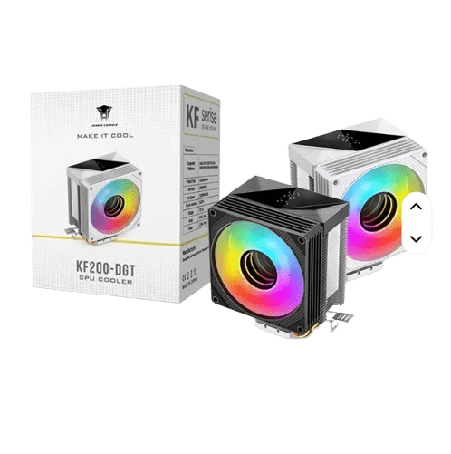 Jungle Leopard KF200 DGT CPU Cooler BLACK (6 MONTHS WARRANTY) - Image 2