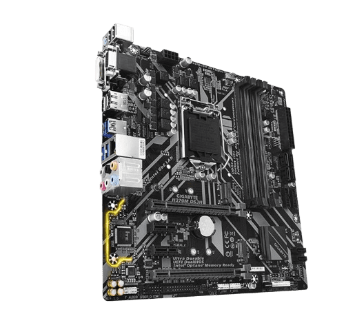 GIGABYTE H370M DS3H MOTHERBOARD (USED ITEM) - Image 2