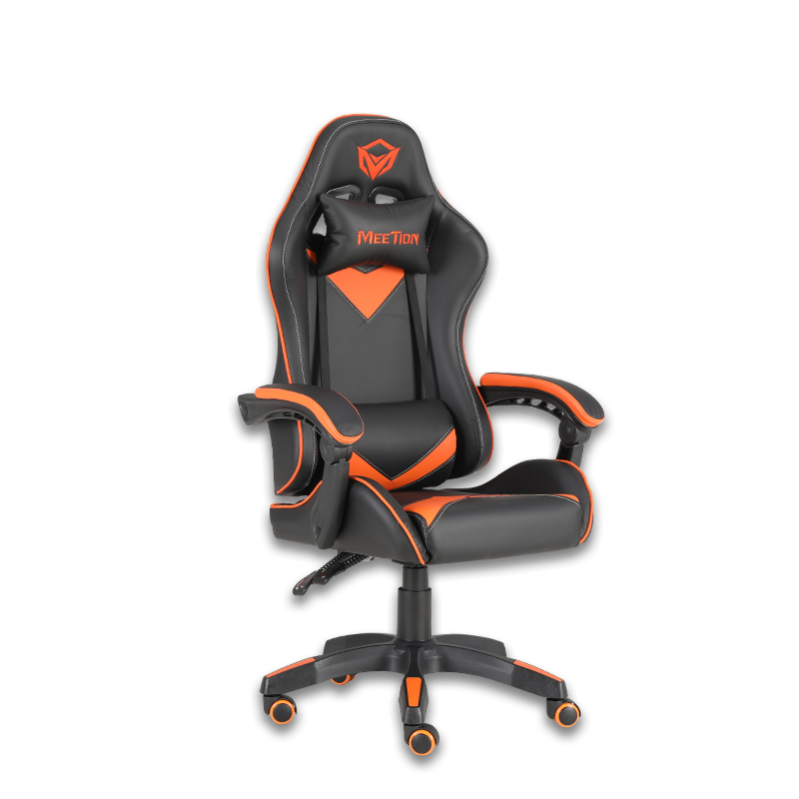 MEETION CHR04 Professional Ergonomic Gaming Chair Black+Orange (6 MONTHS WARRANTY)