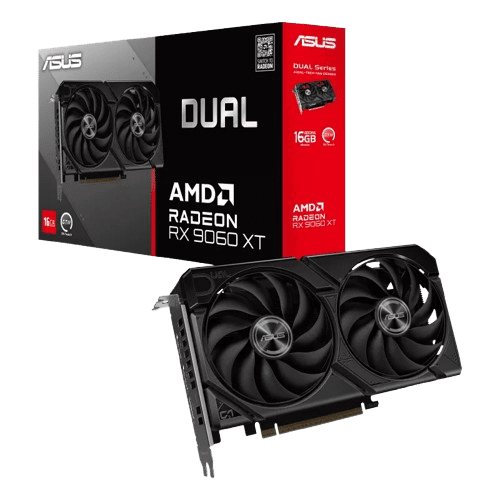 ASUS Dual Radeon RX 9060 XT 16GB GDDR6 Graphics Card (3 YEARS WARRANTY)