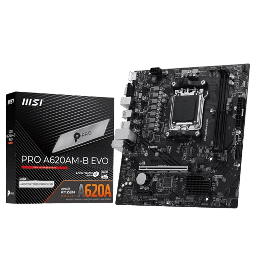 MSI Pro A620AM-B Evo DDR5 Motherboard (3 YEARS WARRANTY)