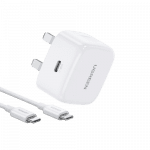 UGREEN 20W Type-C Fast Charger Set With Type-C to Type-C 1 Meter Cable – CD137 – 45438 (1 Year Warranty)