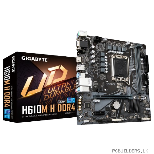 GIGABYTE H610M H DDR4 MOTHERBOARD (3 YEARS WARRANTY)