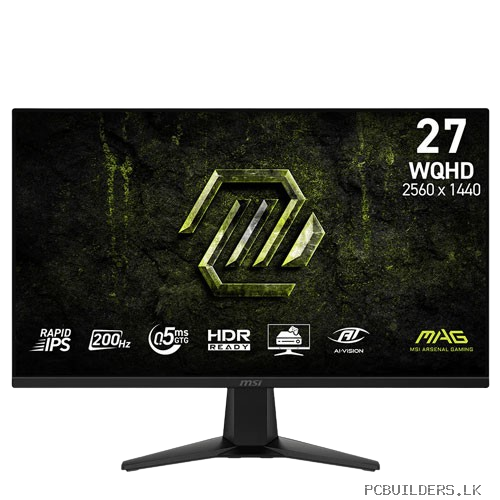 MSI MAG 275QF E20 27" Inch WQHD (2560 X 1440) IPS 200Hz 0.5Ms AMD FreeSync PremiumGaming Monitor ( 3 Years Warranty)