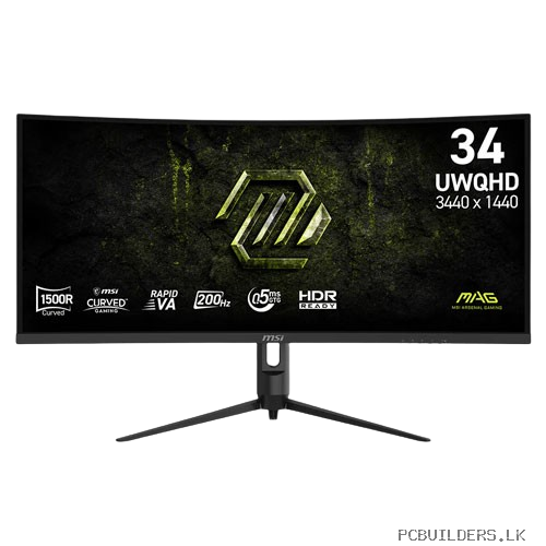 MSI MAG 342CQRF E20 34" UWQHD (3440 X 1440) 200Mhz 0.5ms Adaptive Sync Gaming Monitor ( 3 Years Warranty)