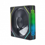 LOVINGCOOL ARGB 3PIN WITH BLACK BLADE FANS (REVERSE)