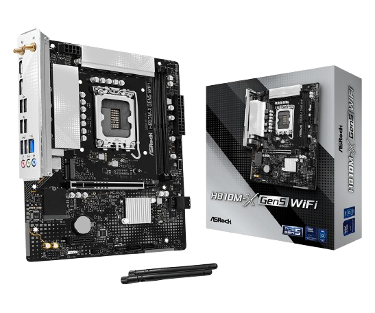 Asrock H810M-X Gen5 WiFi MOTHERBOARD (3 YEARS WARRANTY)