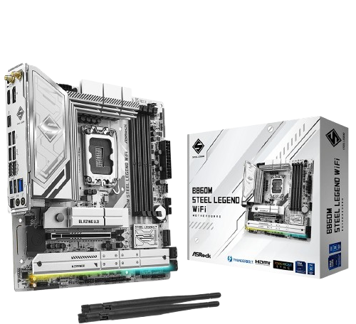 Asrock B860M Steel Legend WiFi MOTHERBOARD (3 YEARS WARRANTY)