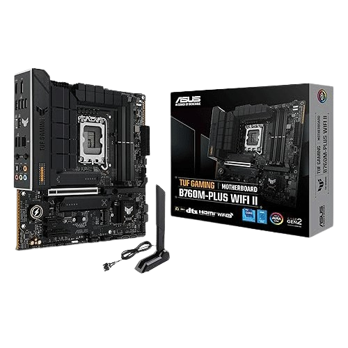 ASUS TUF GAMING B760M-PLUS WIFI II MOTHERBOARD (3 YEARS WARRANTY)