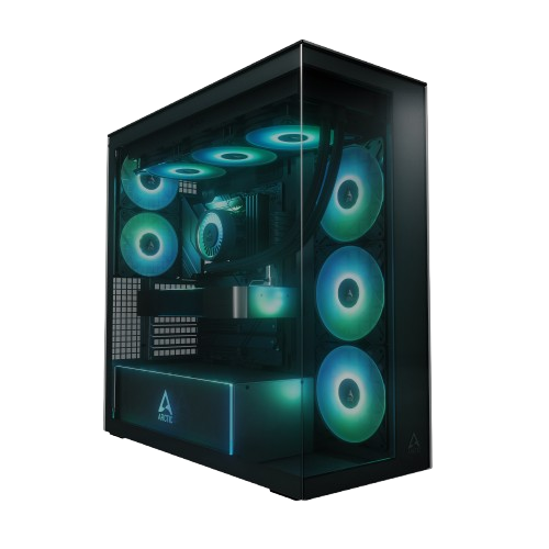 ARCTIC Xtender Black (Tinted Glass) Premium E-ATX PC Case (1 YEARS WARRANTY)