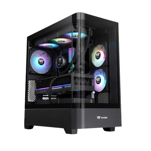 Thermaltake View 290 TG ARGB Mid-Tower Chassis Black Case With 03 ARGB Fans