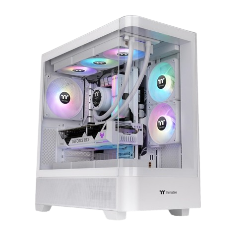 Thermaltake View 290 TG ARGB Mid-Tower Chassis Snow Case With 03 ARGB Fans