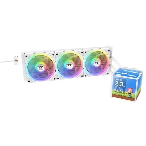Thermaltake MINECUBE 360 Ultra ARGB Sync AIO Liquid SNOW Cooler (5 YEARS WARRANTY)
