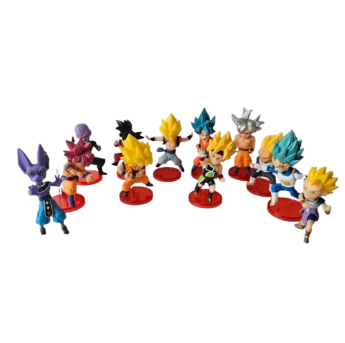 DRAGON BALL Z SET ACTION FIGURERS - 8cm