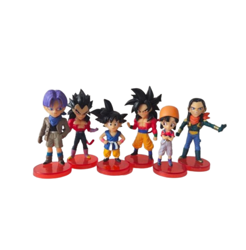 DRAGON BALL GT SET ACTION FIGURERS - 7cm
