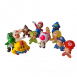 SUPER MARIO SET ACTION FIGURERS - 8cm