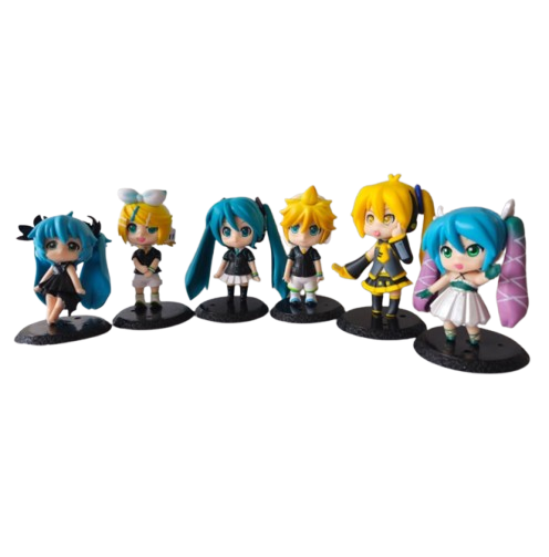 HATSUNE MIKU SET ACTION FIGURERS - 6cm